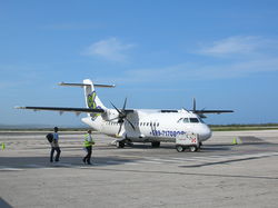 Eine ATR42-300 der Dutch Antilles Express