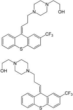 Struktur von Flupentixol