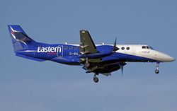 Eine BAe Jetstream 41 der Eastern Airways