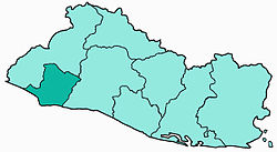 Karte Bistum Sonsonate