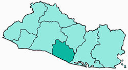 Karte Bistum Zacatecoluca