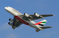 Airbus A380-800 der Emirates
