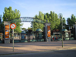 Eingang des Parks