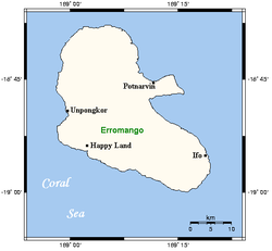 Karte von Erromango