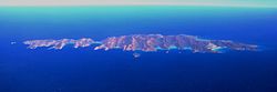 Luftbild der Insel