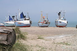 Fischkutter am Torup Strand