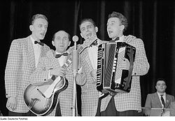 Die vier Brummers 1954 in Leipzig