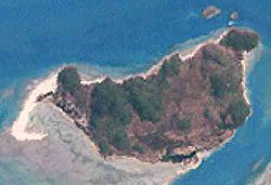 Landsat-Bild von Friday Island