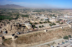 Das historische Fort in Gardez