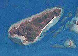 Landsat-Bild von Goods Island