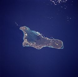 Satellitenbild von Grand Cayman