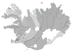 Lage von Landgemeinde Grímsey