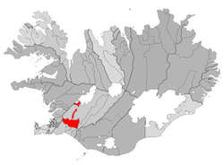 Lage von Landgemeinde Grímsnes og Grafningur