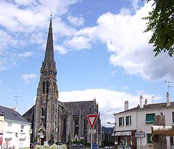 Die Kirche von Guenrouët