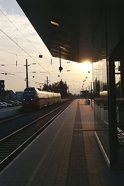 Reihe 4024 als S-Bahn bei der Einfahrt in den Bahnhof Dornbirn