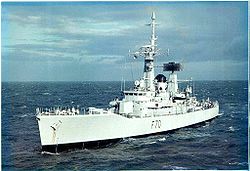 Das Schwesterschiff HMS Apollo 1976