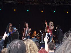 Hanoi Rocks beim Scarborough Rock in the Castle Festival 2005