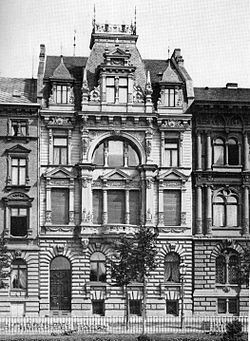 Haus Leyendecker am Kaiser Wilhelm Ring Nr. 34 in Köln, erbaut von De Voss und Müller Köln