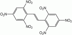 Struktur von Hexanitrostilben