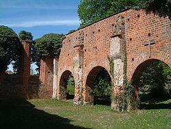 Die Ruinen des Zisterzienserklosters