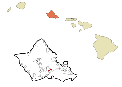 Honolulu County Hawaii Incorporated and Unincorporated areas Aiea Highlighted.svg