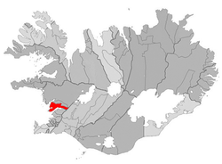 Lage von Hvalfjarðarsveit