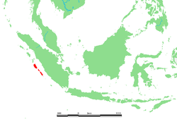 Karte von Mentawai-Inseln