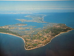 Luftbild der Île de Ré