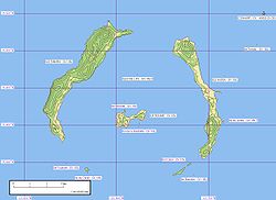 Karte der Îles de Los