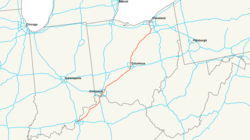 Streckenverlauf der Interstate 71