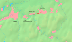 Strecke der Bahnstrecke Letmathe–Fröndenberg
