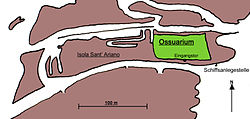 Die Insel Sant' Ariano mit dem Ossuarium