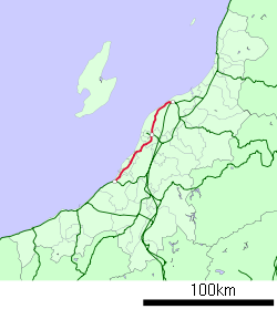 Strecke der Echigo-Linie