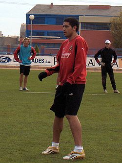 Riquelme beim Training