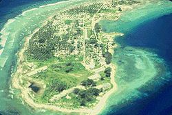 Luftaufnahme der Hauptinsel, 1978