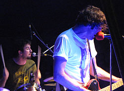 Japandroids auf dem kanadischen „Hillside Festival“ im Jahr 2010