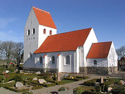 Jegindø Kirke, Kirche von Jegindø.