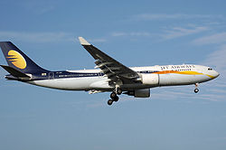 Airbus A330 der Jet Airways