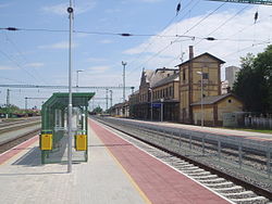Bahnhof Körmend an der Ungarische Westbahn