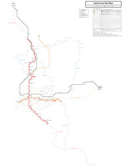 Streckennetz der KMRT