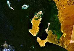 Satellitenbild mit Umgebung