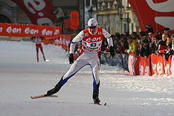 Kaspar Kokk bei der Tour de Ski 2007/2008 beim Sprint in Prag
