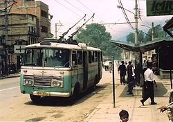 Ein Shanghai SK541 in Kathmandu, August 1993