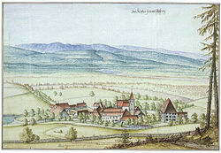 Das Kloster Frienisberg um 1670