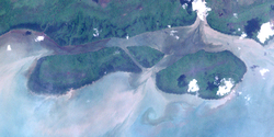 Landsat-Bild der Gruppe