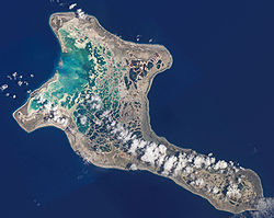 Satellitenbild von Kiritimati