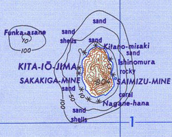 Karte von Kita-Iwojima