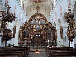 Langhaus der Klosterkirche Wettingen