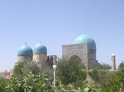 Die Kok-Gumbaz-Moschee in Shaxrisabz