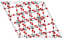Kristallstruktur von Niob(V)-oxid